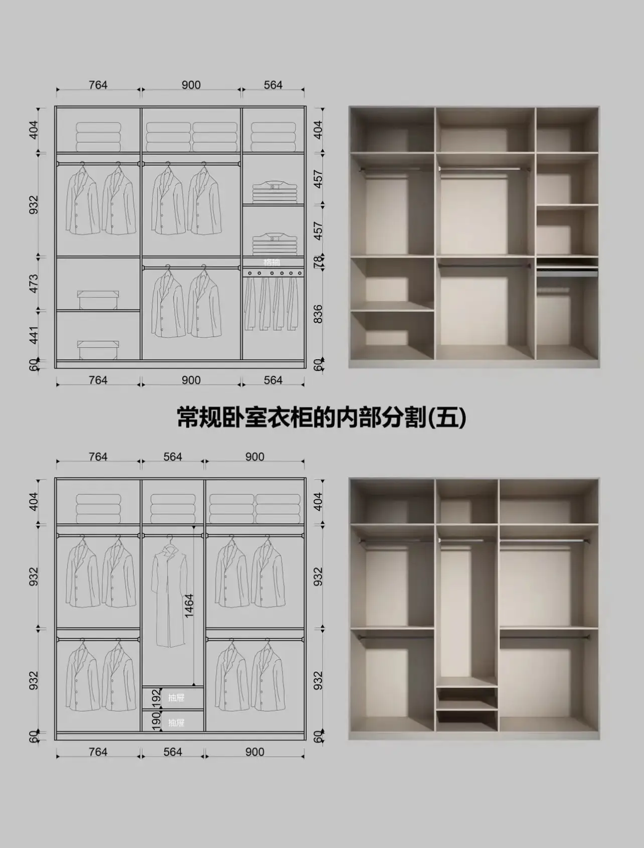 南昌全屋定制：建议收藏！90%家庭适合的衣柜布局~